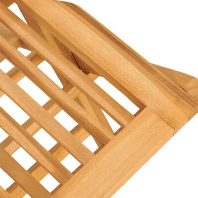 vidaXL Hagespisegruppe 5 deler heltre teak