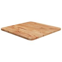 vidaXL Firkantet bordplate lysebrun 40x40x1,5 cm behandlet heltre eik