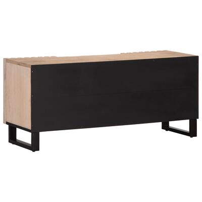 vidaXL TV-benk 100x34x46 cm heltre mango