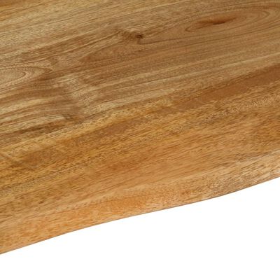 vidaXL Bordplate 90x80x2,5 cm naturlig kant heltre mango