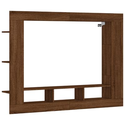 vidaXL TV-benk sonoma eik 152x22x113 cm konstruert tre