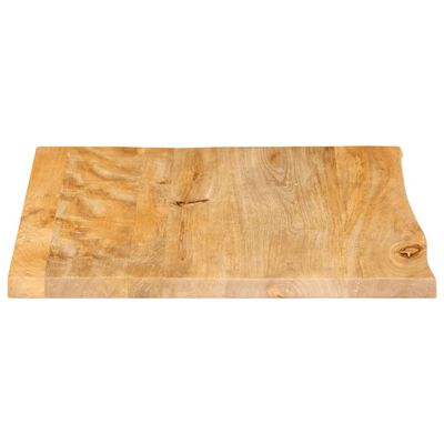 vidaXL Bordplate naturlig kant 180x30x2,5 cm heltre mango