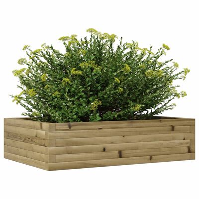 vidaXL Plantekasse 90x60x23 cm impregnert furu