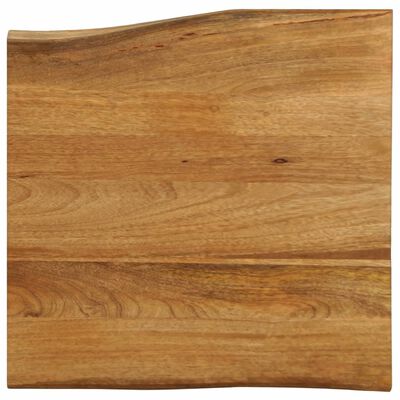 vidaXL Bordplate 60x60x3,8 cm naturlig kant heltre mango