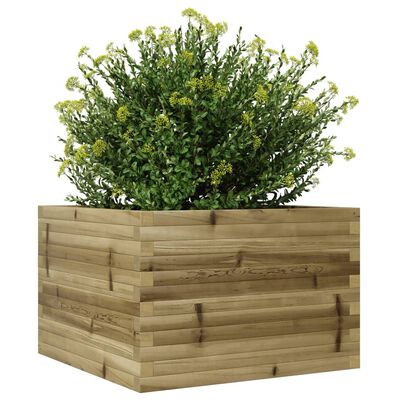 vidaXL Plantekasse 70x70x46 cm impregnert furu