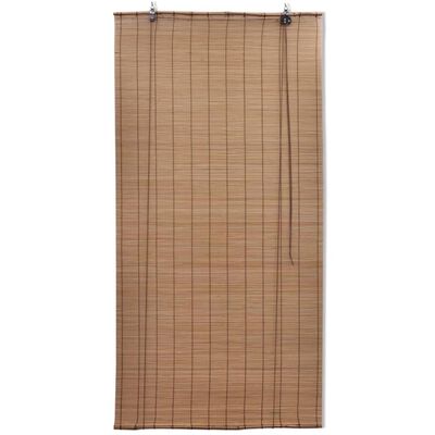 vidaXL Rullegardiner brun bambus 80 x 160 cm