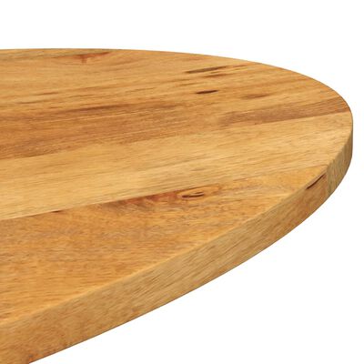 vidaXL Bordplate 80x40x2,5 cm oval heltre mango