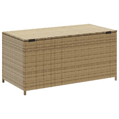 vidaXL Putekasse blandet beige 190L cm polyrotting