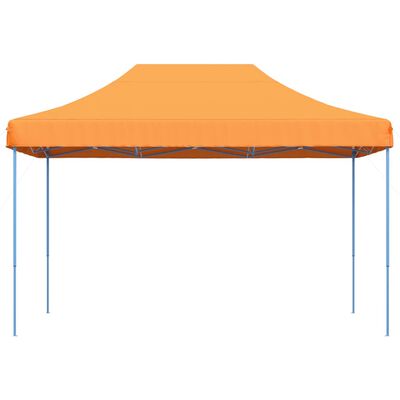 vidaXL Sammenleggbart partytelt pop-up oransje 410x279x315 cm