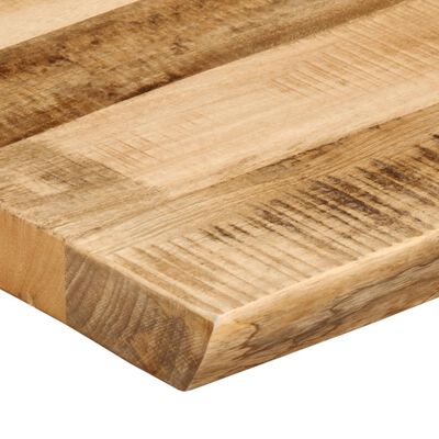 vidaXL Bordplate naturlig kant 140x60x3,8 cm grovt heltre mangotre