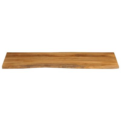 vidaXL Bordplate 140x60x3,8 cm naturlig kant heltre mango