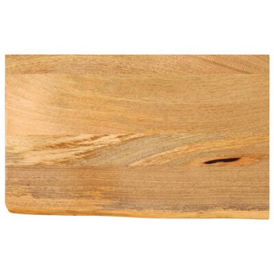 vidaXL Bordplate med naturlig kant 60x20x2,5 cm heltre mango