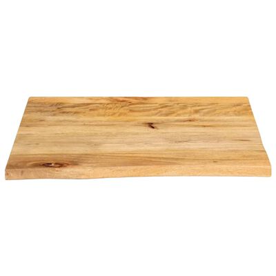 vidaXL Bordplate naturlig kant 180x30x2,5 cm heltre mango