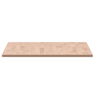 vidaXL Benkeplate til bad 100x60x1,5 cm heltre bøketre