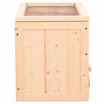 vidaXL Hamsterbur 60x30x35 cm heltre gran