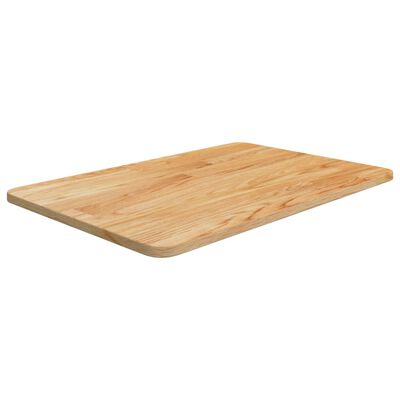 vidaXL Benkeplate til bad lysebrun 60x40x1,5 cm behandlet heltre