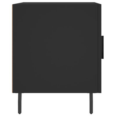 vidaXL Nattbord 2 stk svart 40x40x50 cm konstruert tre