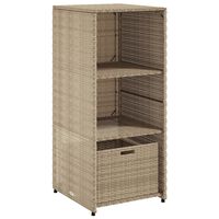 vidaXL Putekasse beige 50x55x115 cm polyrotting