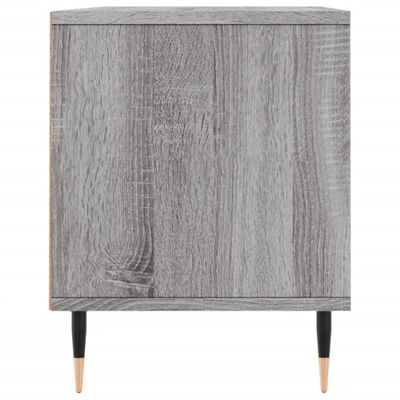 vidaXL TV-benk grå sonoma 100x34,5x44,5 cm konstruert tre