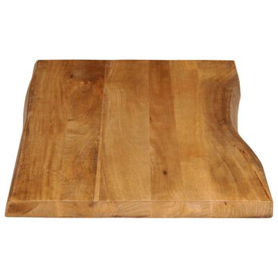 vidaXL Bordplate 100x60x2,5 cm naturlig kant heltre mango