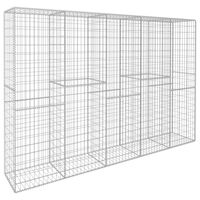 vidaXL Gabion med topp- og bunnlokk galvanisert stål 300x50x200 cm