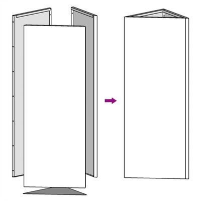 vidaXL Plantekasse olivengrønn trekantet 30x26x75 cm stål