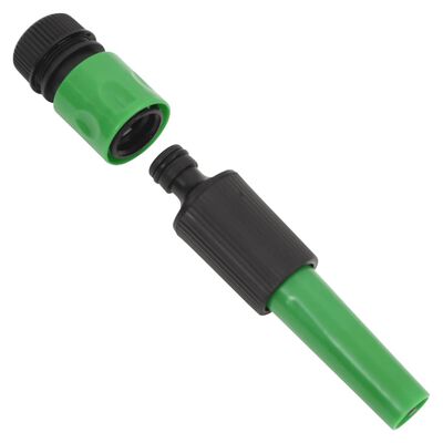vidaXL Hageslange med monteringssett grønn 0,5" 10 m PVC