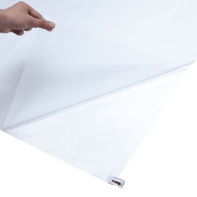 vidaXL Vindusfilm statisk frostet gjennomsiktig grå 60x500 cm PVC