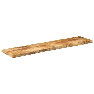 vidaXL Bordplate 180x30x3,8 cm naturlig kant grovt heltre mangotre