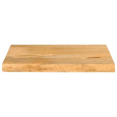 vidaXL Bordplate med naturlig kant 50x30x2,5 cm heltre mango