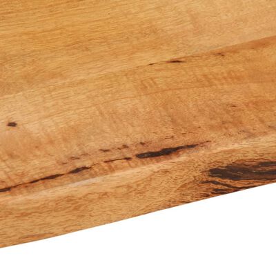 vidaXL Bordplate 100x60x3,8 cm naturlig kant heltre mango