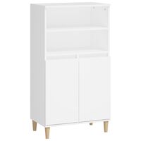 vidaXL Highboard hvit 60x36x110 cm konstruert tre