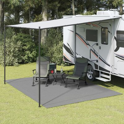 vidaXL Campingmatte antrasitt 4x3 m