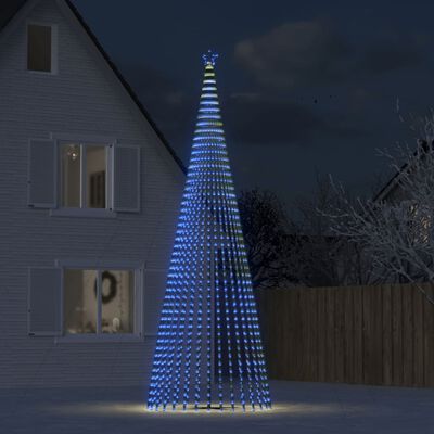 vidaXL Juletre lyskjegle 1544 LED blå 500 cm