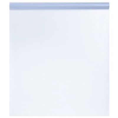 vidaXL Vindusfilm statisk frostet gjennomsiktig grå 90x2000 cm PVC