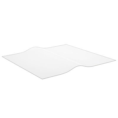 vidaXL Bordbeskytter matt 90x90 cm 2 mm PVC