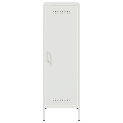 vidaXL Highboard hvit 36x39x113 cm stål