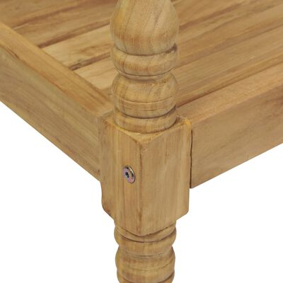 vidaXL Bataviastoler 2 stk heltre teak