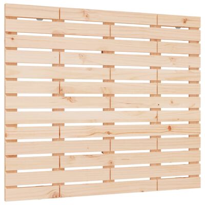 vidaXL Veggmontert hodegavl 126x3x91,5 cm heltre furu