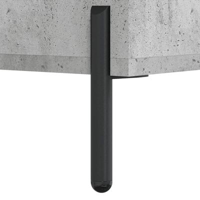 vidaXL Highboard betonggrå 34,5x34x180 cm konstruert tre