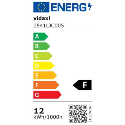 vidaXL LED-veggspeil til bad 50x60 cm