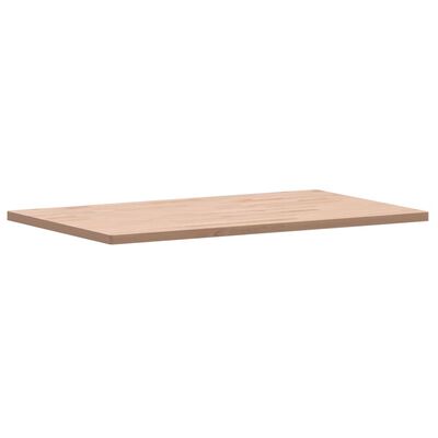 vidaXL Benkeplate til bad 100x60x2,5 cm heltre bøketre