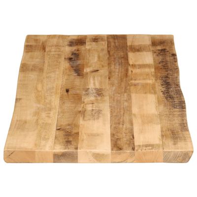 vidaXL Bordplate naturlig kant 140x60x2,5 cm grovt heltre mangotre