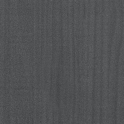 vidaXL Bokhylle/romdeler grå 40x35x135 cm heltre furu