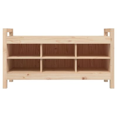 vidaXL Gangbenk 110x40x60 cm heltre furu