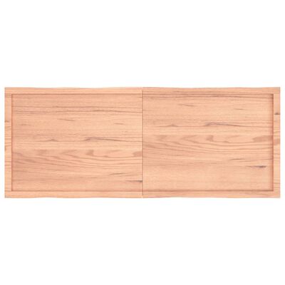 vidaXL Bordplate lysebrun 160x60x(2-6)cm behandlet heltre naturlig