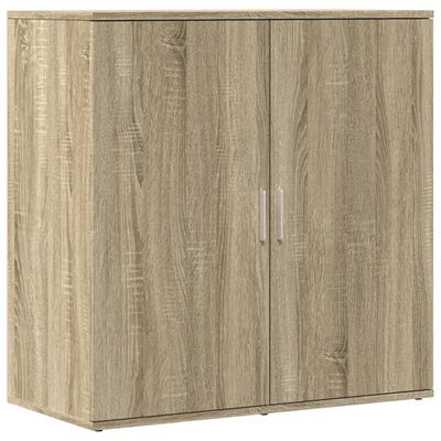 vidaXL Skjenk sonoma eik 79x38x80 cm konstruert tre