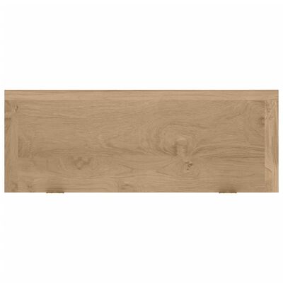 vidaXL Vegghyller 2 stk 40x15x4 cm heltre teak