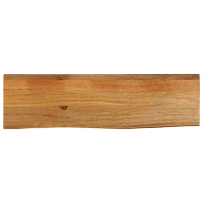 vidaXL Bordplate 100x40x2,5 cm naturlig kant heltre mango