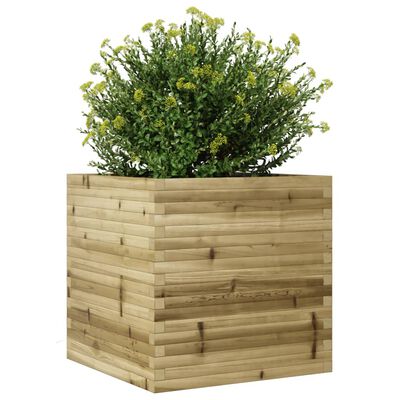 vidaXL Plantekasse 70x70x68,5 cm impregnert furu